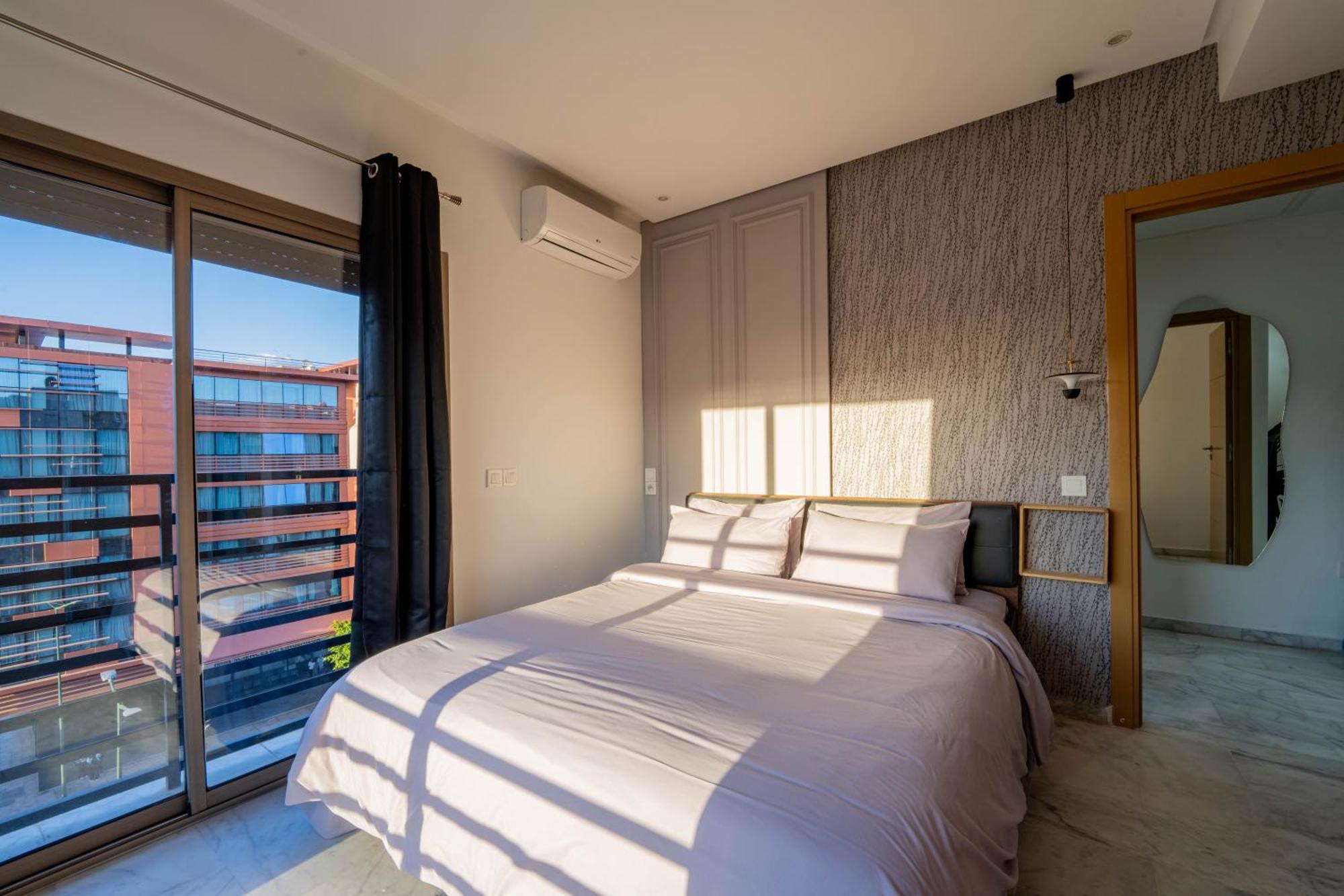 New ! Unique Equipped Flat In The Heart Of Marrakech Apartamento Marraquexe Exterior foto